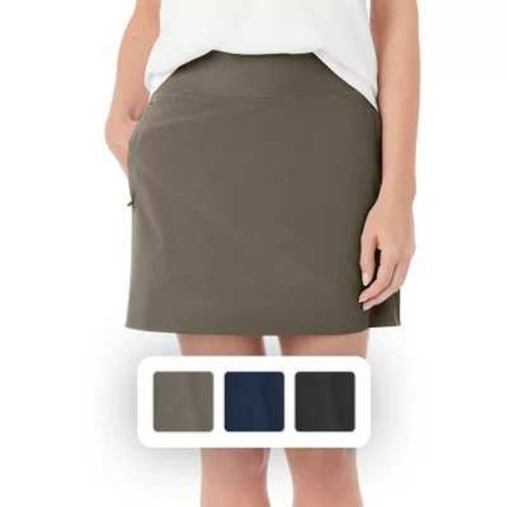 Members Mark Brown Stretch Skort Athletic Golf Casual Women's XXL / #6256